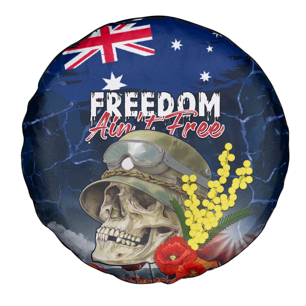 Australia ANZAC Day Spare Tire Cover Freedom Ain't Free