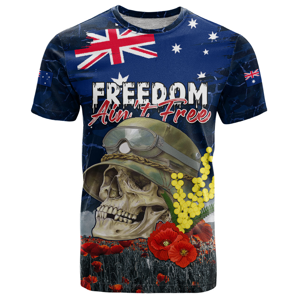 Australia ANZAC Day T Shirt Freedom Ain't Free
