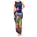 Australia ANZAC Day Tank Maxi Dress Freedom Ain't Free