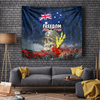 Australia ANZAC Day Tapestry Freedom Ain't Free