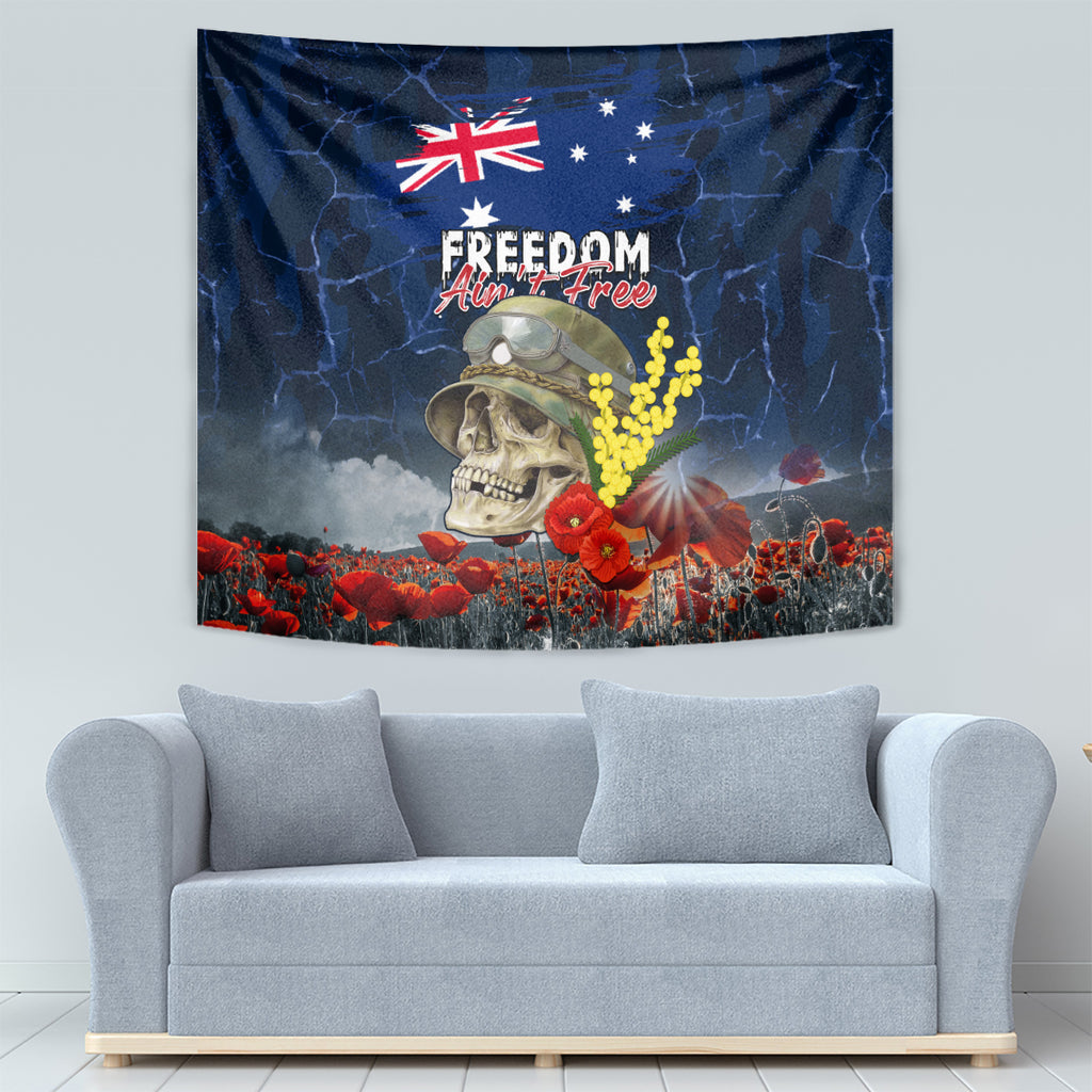 Australia ANZAC Day Tapestry Freedom Ain't Free