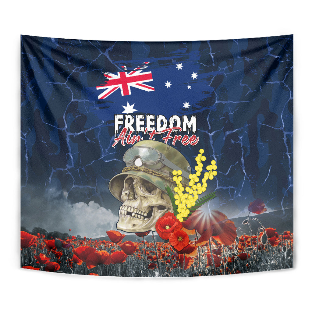 Australia ANZAC Day Tapestry Freedom Ain't Free