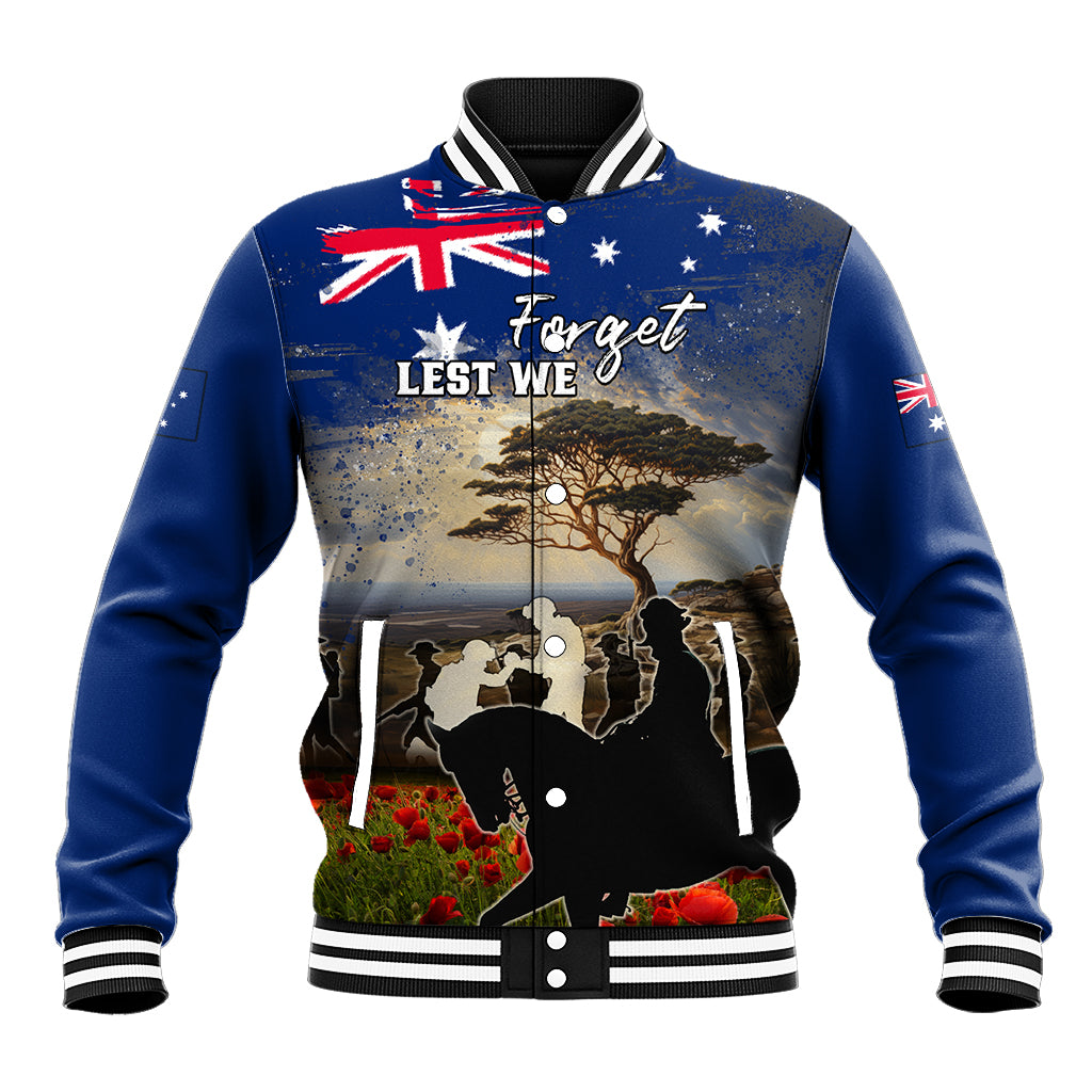 Australia ANZAC Day Baseball Jacket The Lonesome Pine