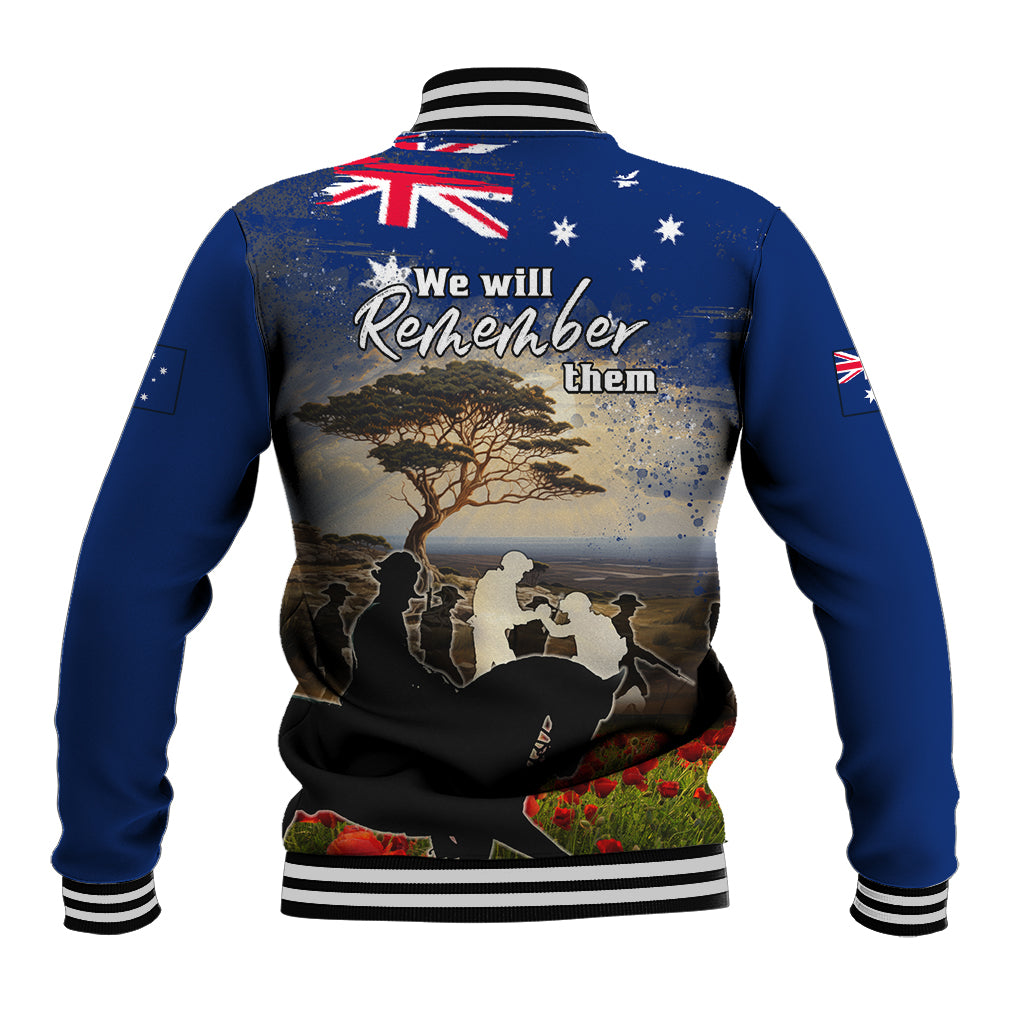 Australia ANZAC Day Baseball Jacket The Lonesome Pine
