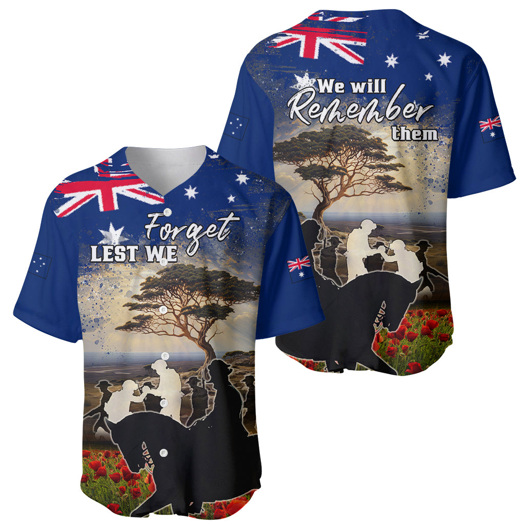 Australia ANZAC Day Baseball Jersey The Lonesome Pine