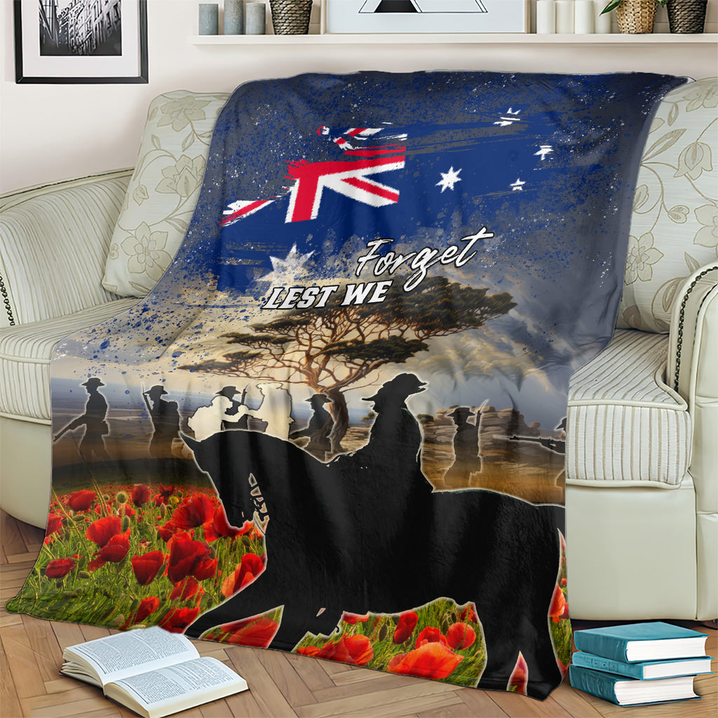 Australia ANZAC Day Blanket The Lonesome Pine