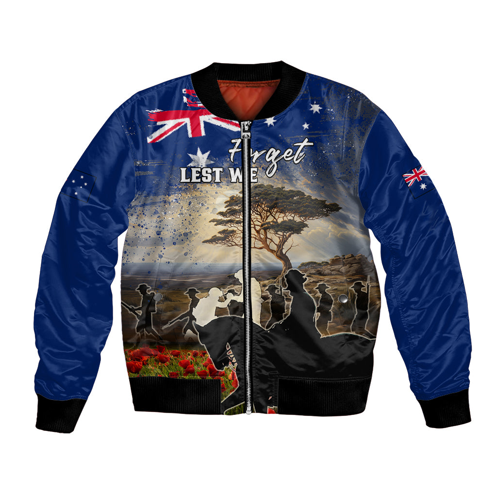 Australia ANZAC Day Bomber Jacket The Lonesome Pine