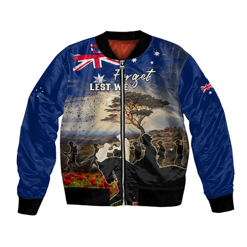 Australia ANZAC Day Bomber Jacket The Lonesome Pine