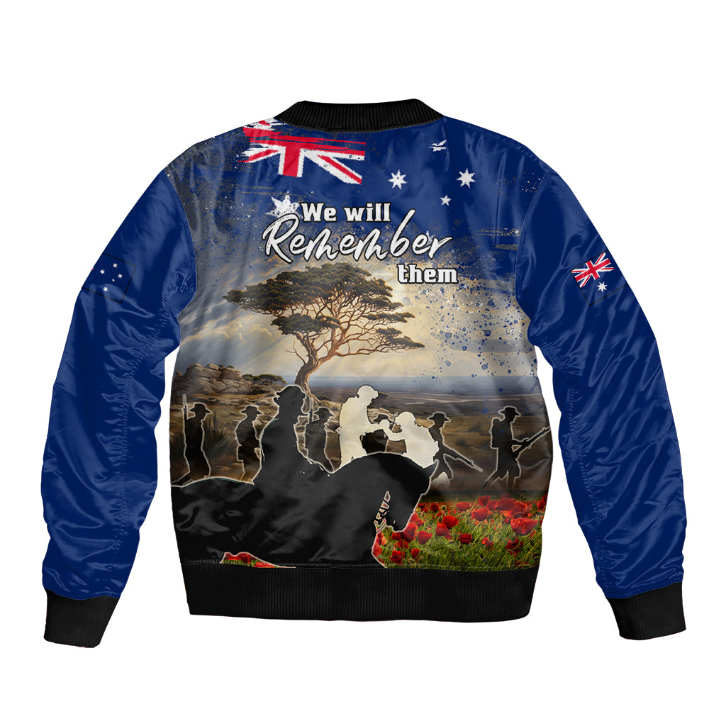 Australia ANZAC Day Bomber Jacket The Lonesome Pine