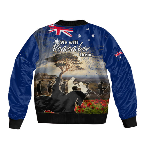 Australia ANZAC Day Bomber Jacket The Lonesome Pine