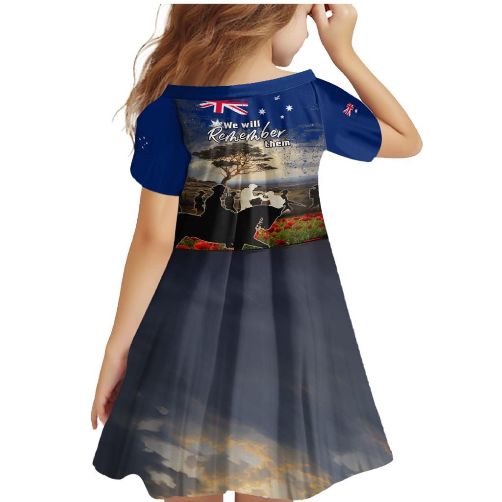 Australia ANZAC Day Family Matching Mermaid Dress and Hawaiian Shirt The Lonesome Pine