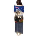 Australia ANZAC Day Family Matching Puletasi and Hawaiian Shirt The Lonesome Pine