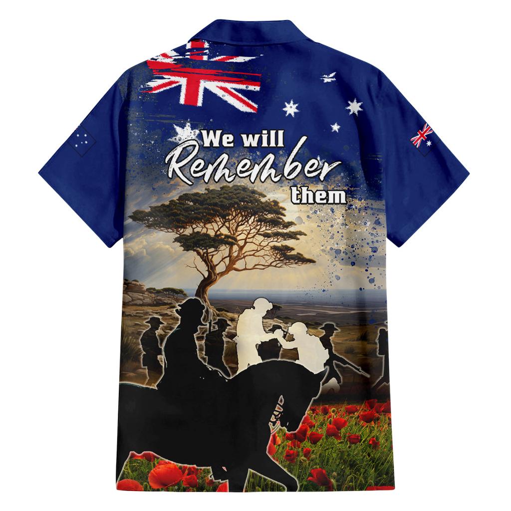 Australia ANZAC Day Family Matching Summer Maxi Dress and Hawaiian Shirt The Lonesome Pine