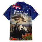 Australia ANZAC Day Family Matching Summer Maxi Dress and Hawaiian Shirt The Lonesome Pine
