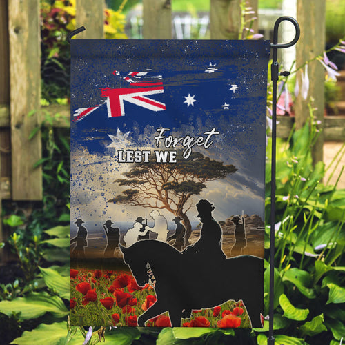 Australia ANZAC Day Garden Flag The Lonesome Pine