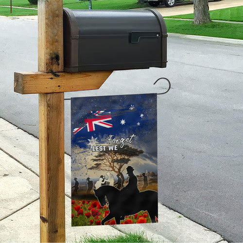 Australia ANZAC Day Garden Flag The Lonesome Pine