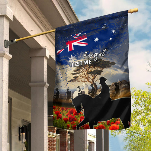Australia ANZAC Day Garden Flag The Lonesome Pine