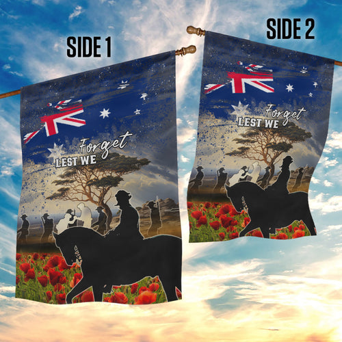 Australia ANZAC Day Garden Flag The Lonesome Pine
