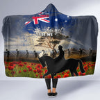 Australia ANZAC Day Hooded Blanket The Lonesome Pine