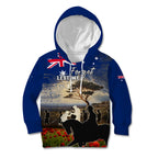 Australia ANZAC Day Kid Hoodie The Lonesome Pine