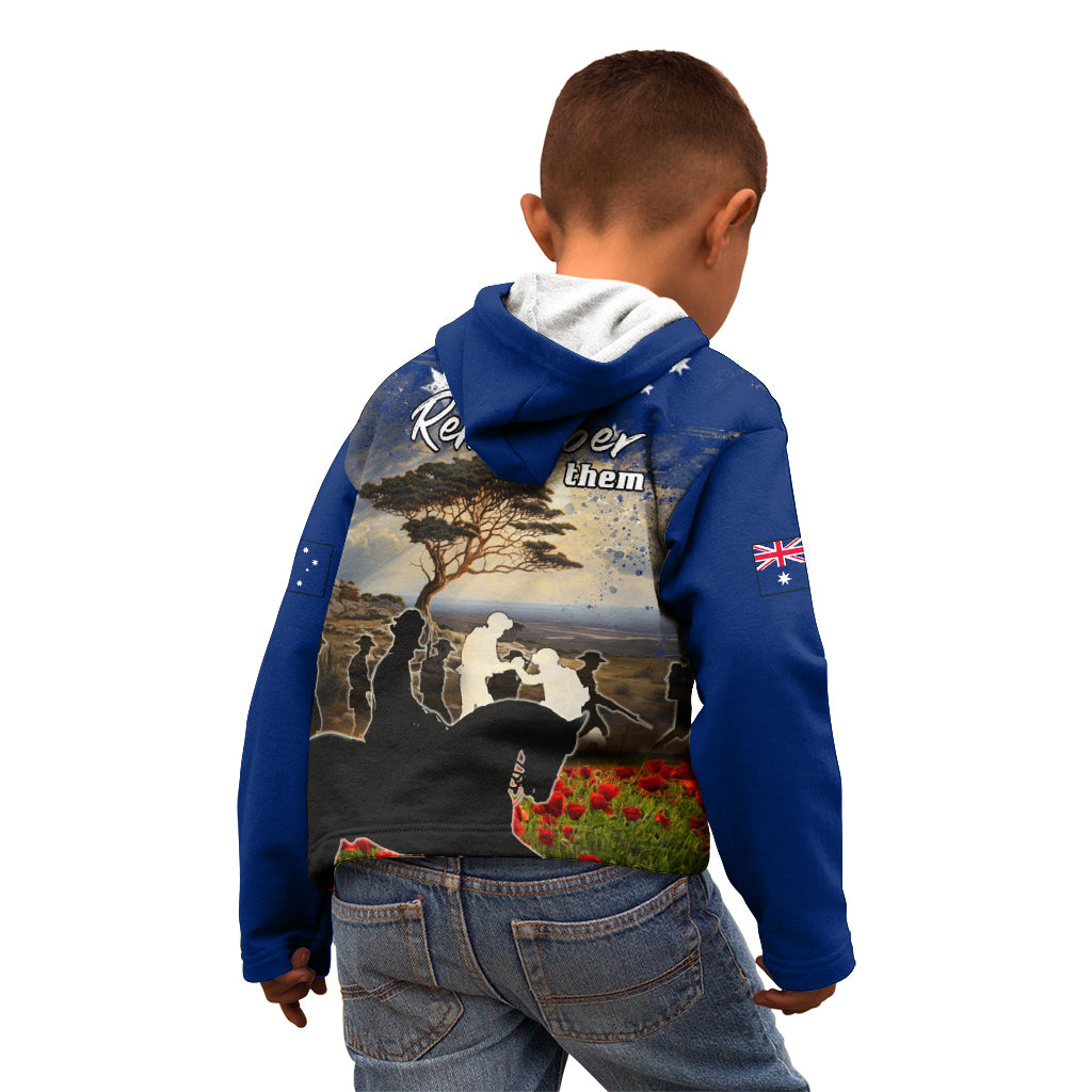 Australia ANZAC Day Kid Hoodie The Lonesome Pine