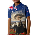 Australia ANZAC Day Kid Polo Shirt The Lonesome Pine