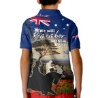Australia ANZAC Day Kid Polo Shirt The Lonesome Pine