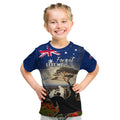 Australia ANZAC Day Kid T Shirt The Lonesome Pine
