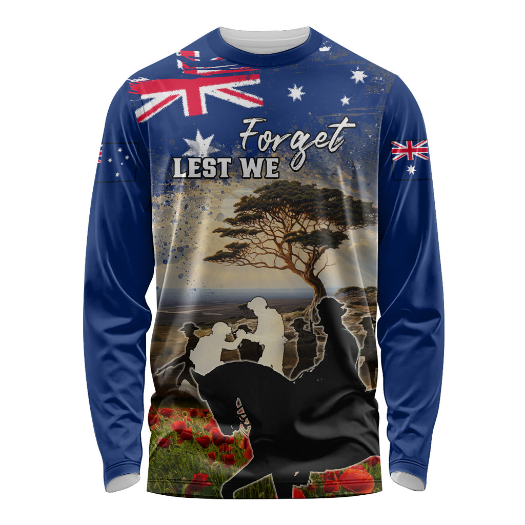 Australia ANZAC Day Long Sleeve Shirt The Lonesome Pine