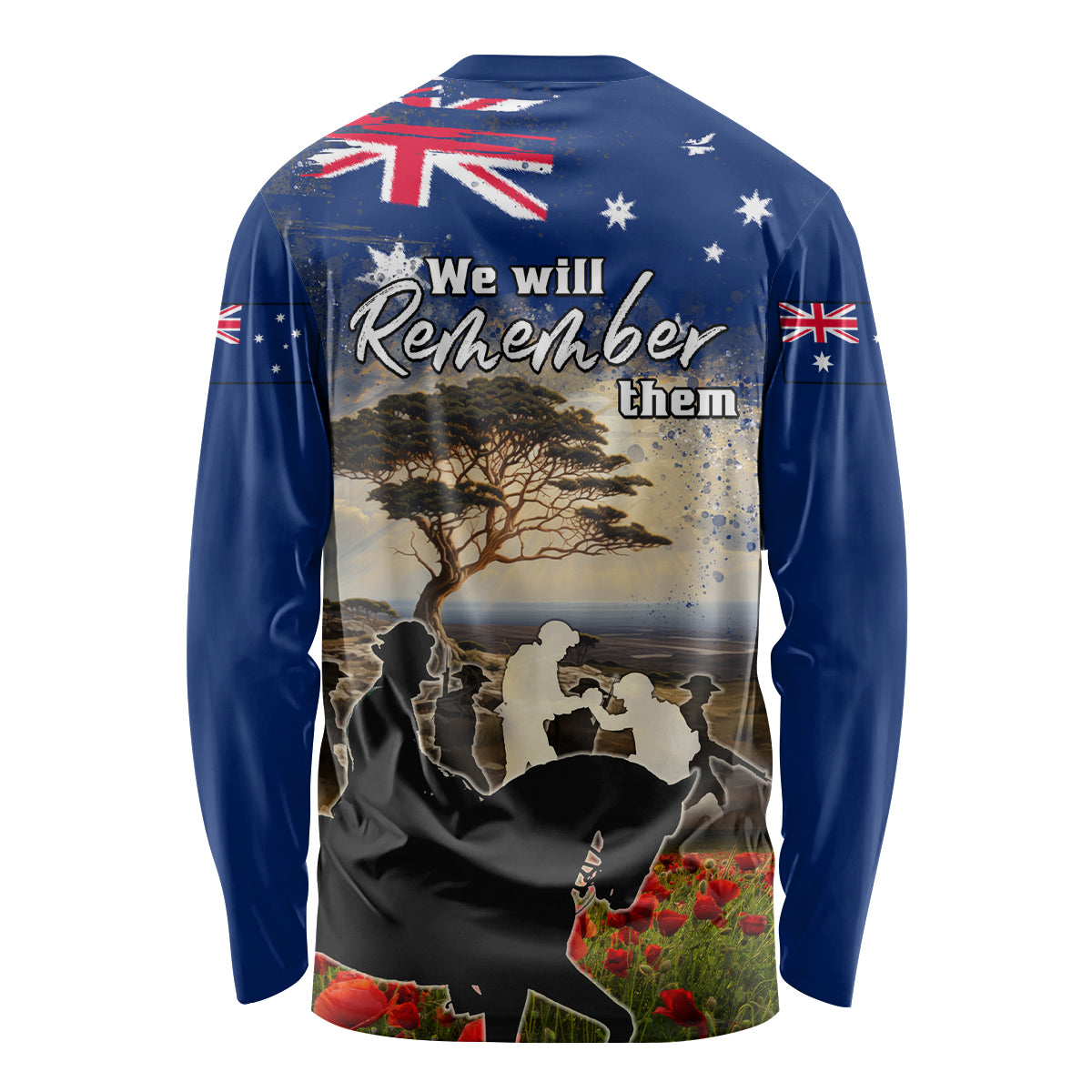 Australia ANZAC Day Long Sleeve Shirt The Lonesome Pine