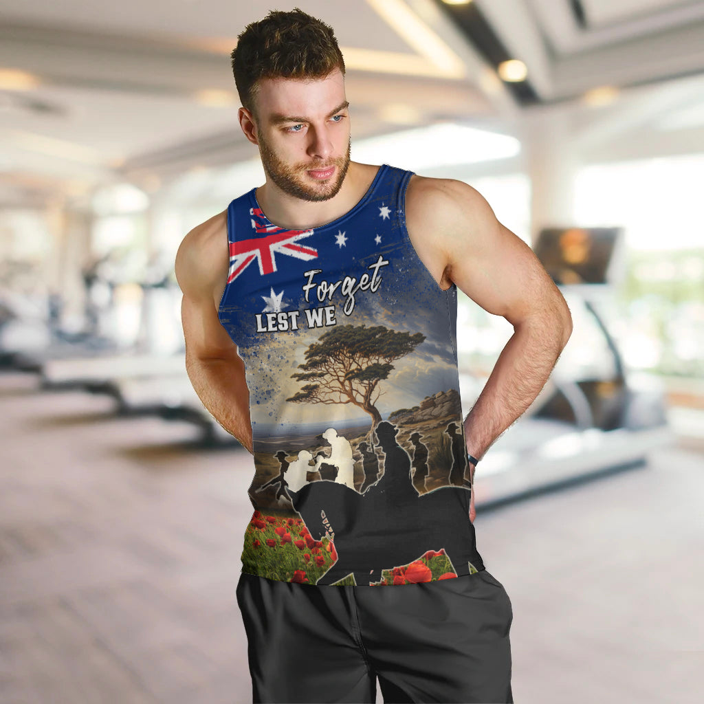 Australia ANZAC Day Men Tank Top The Lonesome Pine
