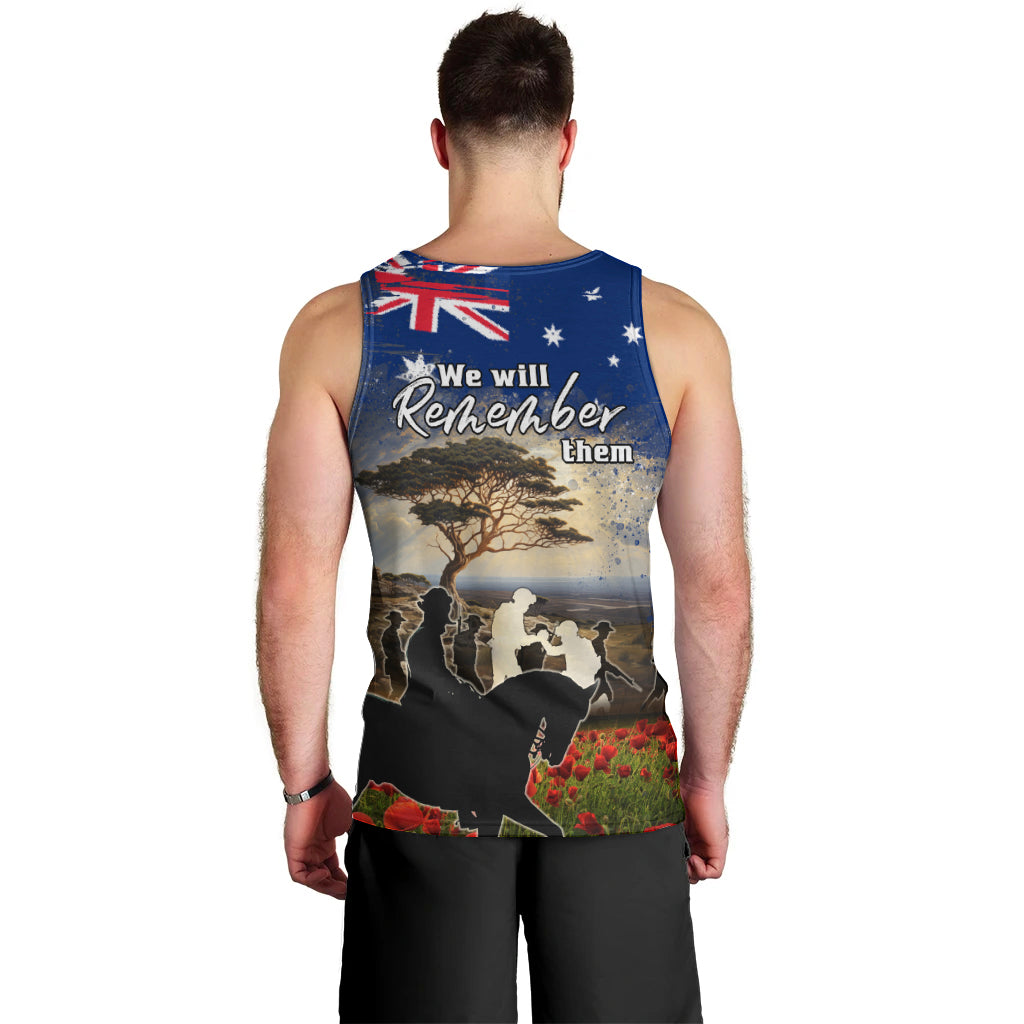Australia ANZAC Day Men Tank Top The Lonesome Pine