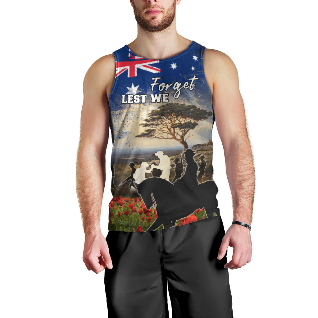 Australia ANZAC Day Men Tank Top The Lonesome Pine