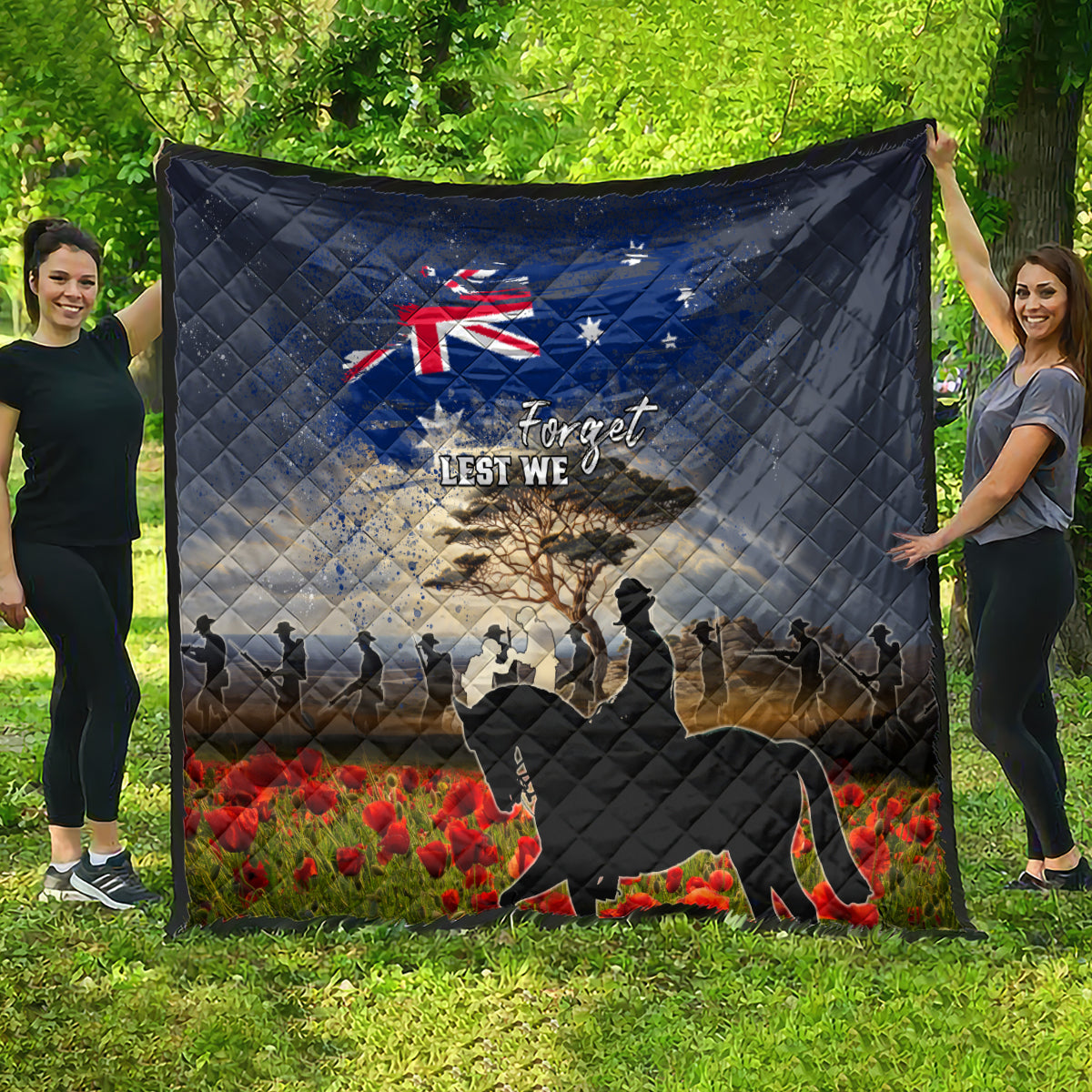 Australia ANZAC Day Quilt The Lonesome Pine