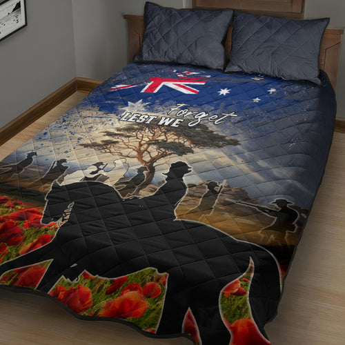 Australia ANZAC Day Quilt Bed Set The Lonesome Pine