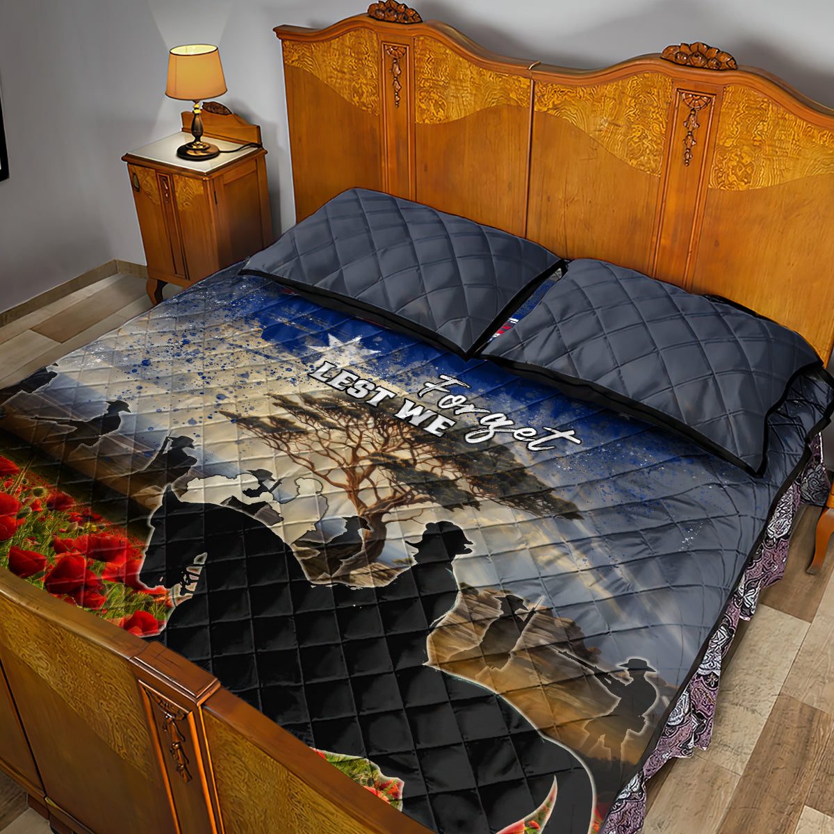 Australia ANZAC Day Quilt Bed Set The Lonesome Pine