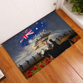 Australia ANZAC Day Rubber Doormat The Lonesome Pine