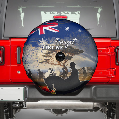 Australia ANZAC Day Spare Tire Cover The Lonesome Pine