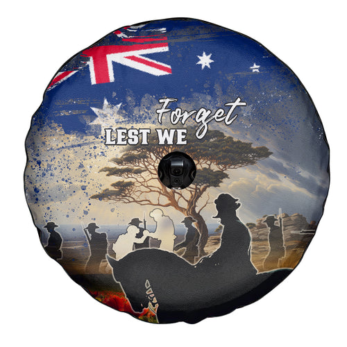 Australia ANZAC Day Spare Tire Cover The Lonesome Pine