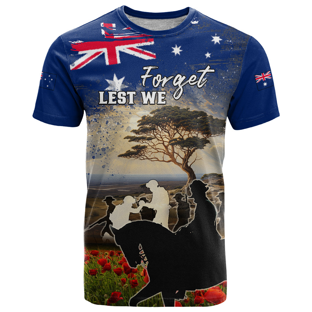 Australia ANZAC Day T Shirt The Lonesome Pine