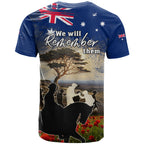 Australia ANZAC Day T Shirt The Lonesome Pine