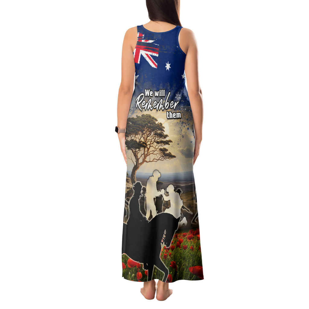 Australia ANZAC Day Tank Maxi Dress The Lonesome Pine