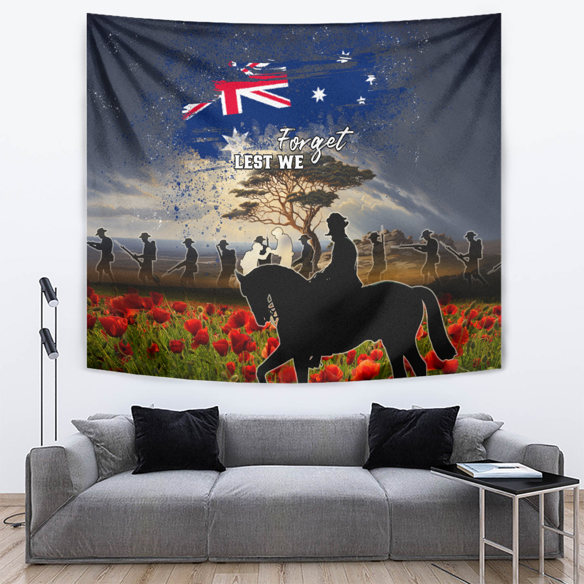 Australia ANZAC Day Tapestry The Lonesome Pine