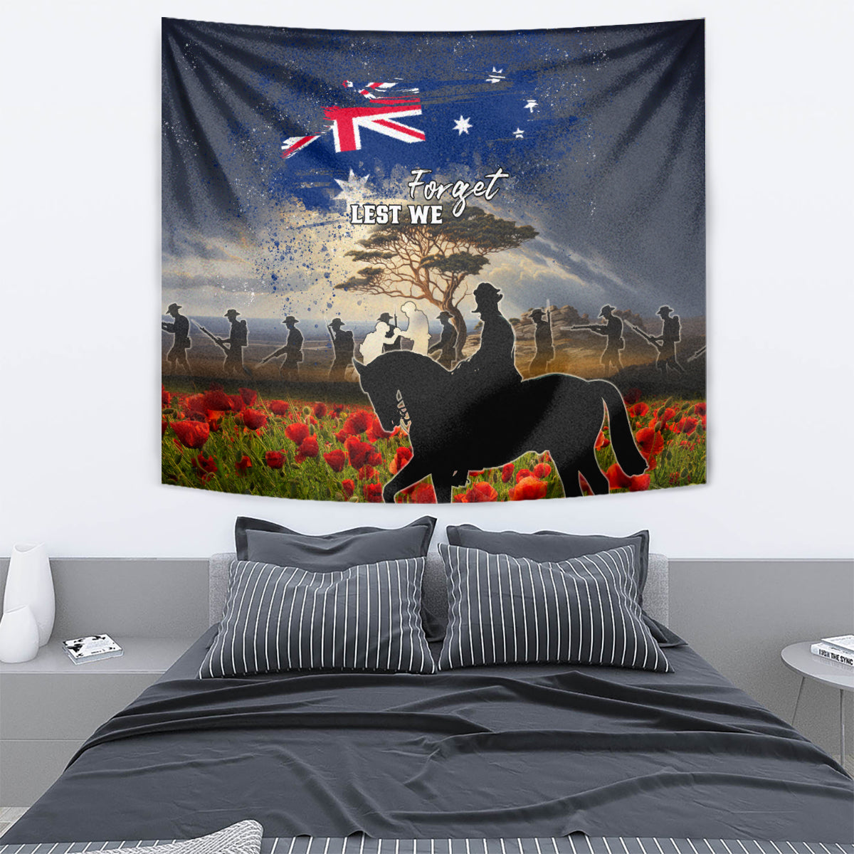Australia ANZAC Day Tapestry The Lonesome Pine