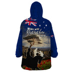 Australia ANZAC Day Wearable Blanket Hoodie The Lonesome Pine