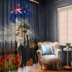 Australia ANZAC Day Window Curtain The Lonesome Pine