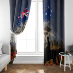 Australia ANZAC Day Window Curtain The Lonesome Pine