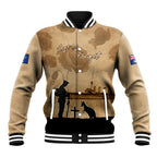 Australia ANZAC Day Baseball Jacket HMAS Sydney I Chatham-Class Light Cruiser