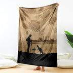 Australia ANZAC Day Blanket HMAS Sydney I Chatham-Class Light Cruiser