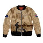 Australia ANZAC Day Bomber Jacket HMAS Sydney I Chatham-Class Light Cruiser